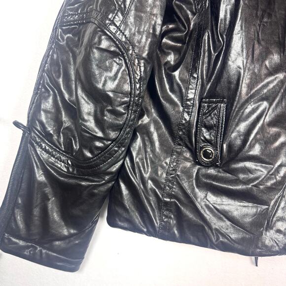 JSX TREME Black Hooded Ulitity Jacket Size 3 Made in Italy - Picture 7 of 10